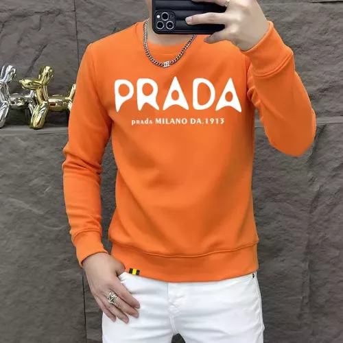 Prada Hoodies Long Sleeved For Men #1382828 $48.00 USD, Wholesale Replica Prada Hoodies