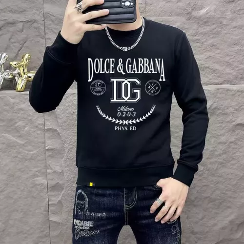Dolce &amp; Gabbana D&amp;G Hoodies Long Sleeved For Men #1382831 $48.00 USD, Wholesale Replica Dolce &amp; Gabbana D&amp;G Hoodies