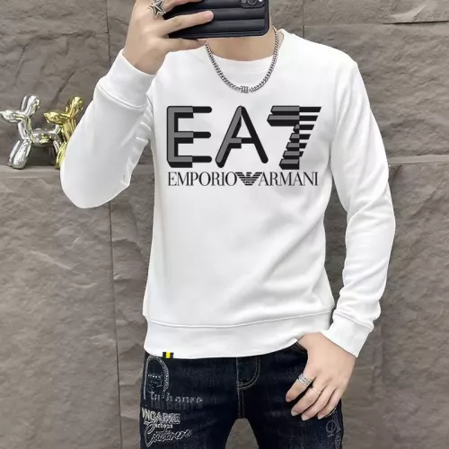 Armani Hoodies Long Sleeved For Men #1382836 $48.00 USD, Wholesale Replica Armani Hoodies