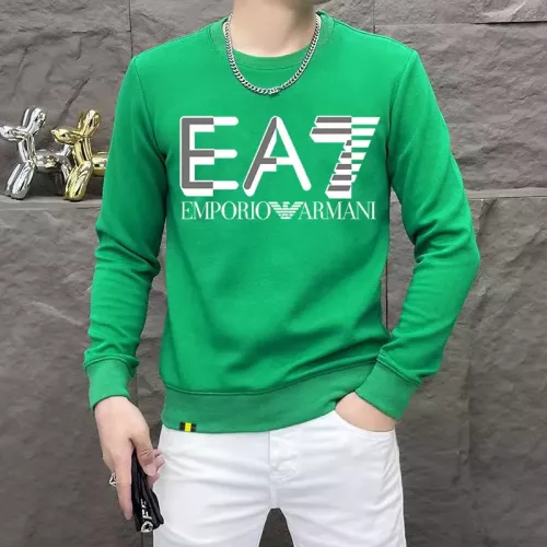 Armani Hoodies Long Sleeved For Men #1382838 $48.00 USD, Wholesale Replica Armani Hoodies