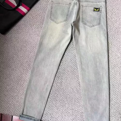 Replica Fendi Jeans For Men #1382848 $68.00 USD for Wholesale