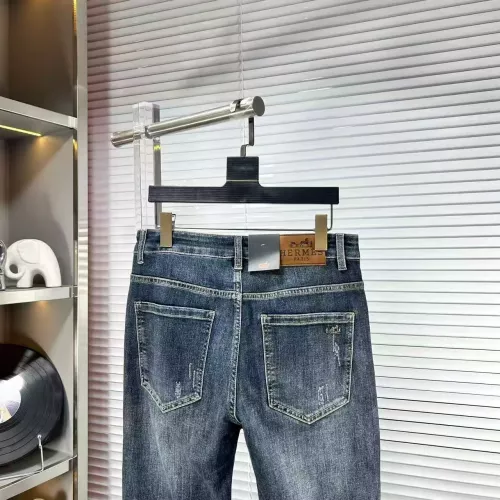 Replica Hermes Jeans For Men #1382857 $68.00 USD for Wholesale