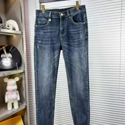 Replica Hermes Jeans For Men #1382857 $68.00 USD for Wholesale