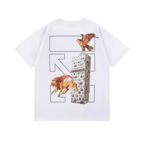 Off-White T-Shirts Short Sleeved For Unisex #1383187 $32.00 USD, Wholesale Replica Off-White T-Shirts