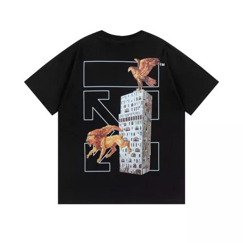 Off-White T-Shirts Short Sleeved For Unisex #1383188 $32.00 USD, Wholesale Replica Off-White T-Shirts