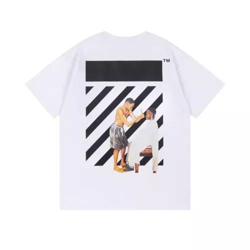 Off-White T-Shirts Short Sleeved For Unisex #1383189 $32.00 USD, Wholesale Replica Off-White T-Shirts