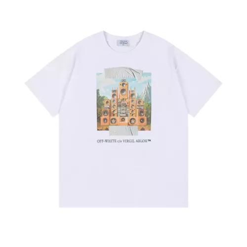 Off-White T-Shirts Short Sleeved For Unisex #1383200 $34.00 USD, Wholesale Replica Off-White T-Shirts