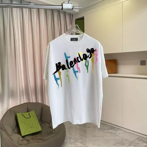 Balenciaga T-Shirts Short Sleeved For Unisex #1383231 $45.00 USD, Wholesale Replica Balenciaga T-Shirts