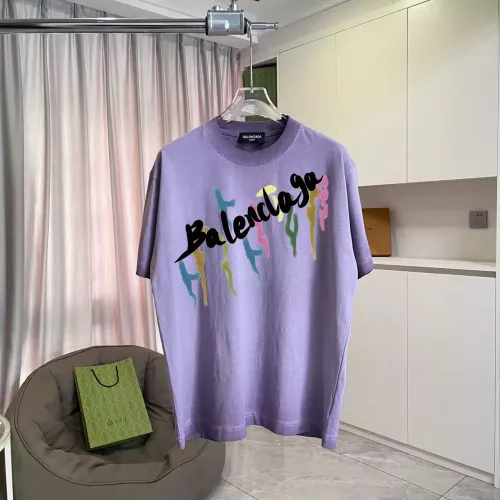 Balenciaga T-Shirts Short Sleeved For Unisex #1383232 $45.00 USD, Wholesale Replica Balenciaga T-Shirts