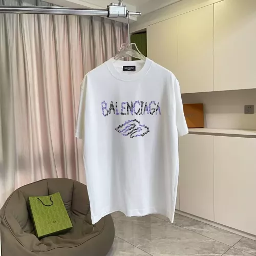 Balenciaga T-Shirts Short Sleeved For Unisex #1383252 $45.00 USD, Wholesale Replica Balenciaga T-Shirts