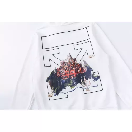 Replica Off-White Hoodies Long Sleeved For Unisex #1383404 $56.00 USD for Wholesale