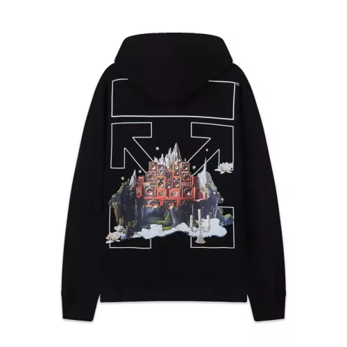 Off-White Hoodies Long Sleeved For Unisex #1383405 $56.00 USD, Wholesale Replica Off-White Hoodies