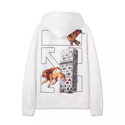 Off-White Hoodies Long Sleeved For Unisex #1383406 $56.00 USD, Wholesale Replica Off-White Hoodies