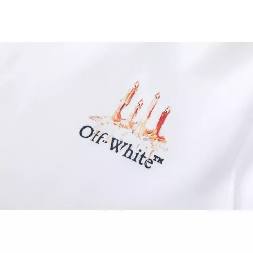 Replica Off-White Hoodies Long Sleeved For Unisex #1383406 $56.00 USD for Wholesale