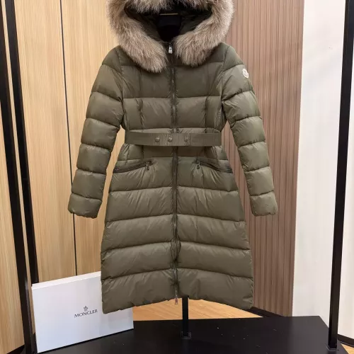 Moncler Down Feather Coat Long Sleeved For Women #1383455 $210.00 USD, Wholesale Replica Moncler Down Feather Coat