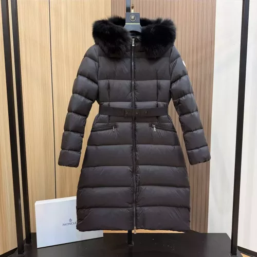 Moncler Down Feather Coat Long Sleeved For Women #1383458 $210.00 USD, Wholesale Replica Moncler Down Feather Coat