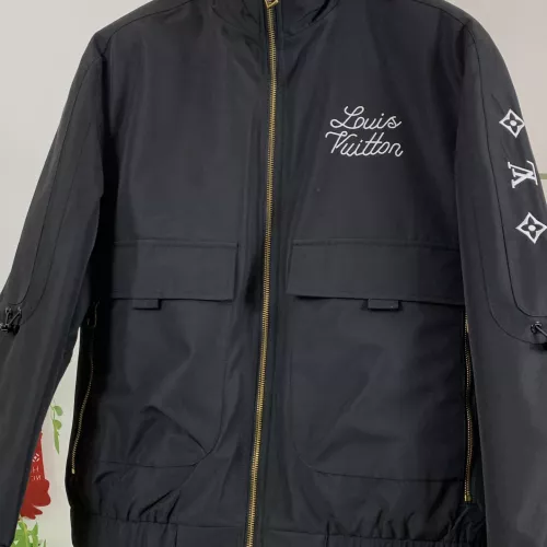 Louis Vuitton LV Down Feather Coat Long Sleeved For Men #1383493 $210.00 USD, Wholesale Replica Louis Vuitton LV Down Feather Coat