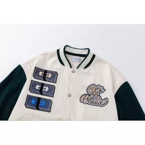 Replica Off-White Jackets Long Sleeved For Unisex #1383608 $96.00 USD for Wholesale