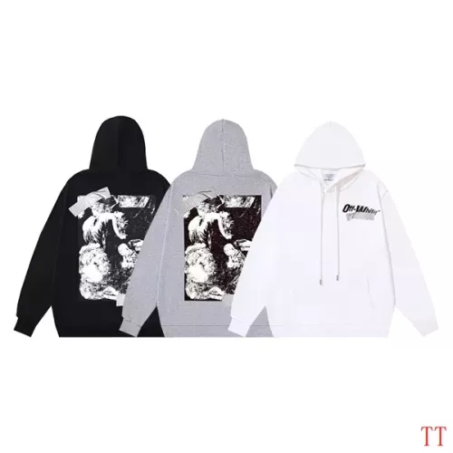 Replica Off-White Hoodies Long Sleeved For Unisex #1383765 $52.00 USD for Wholesale