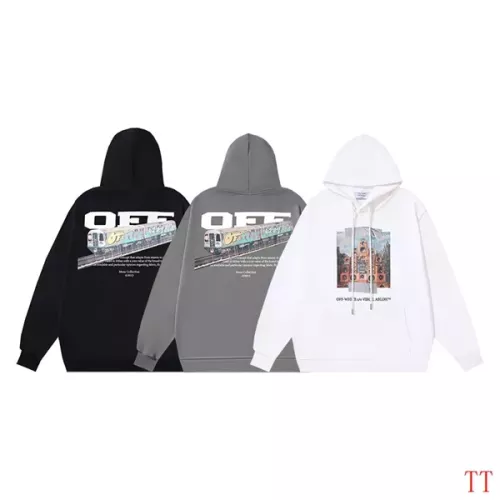Replica Off-White Hoodies Long Sleeved For Unisex #1383775 $52.00 USD for Wholesale