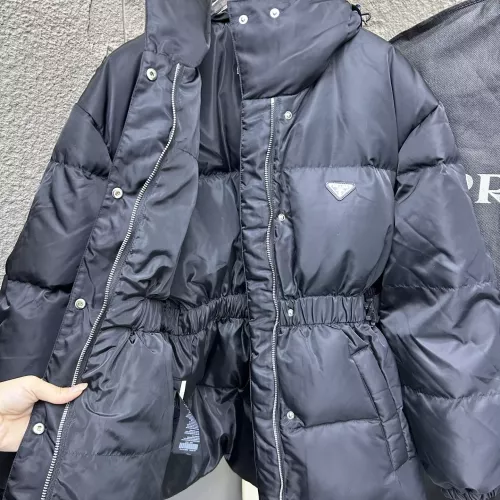 Replica Prada Down Feather Coat Long Sleeved For Women #1383810 $182.00 USD for Wholesale