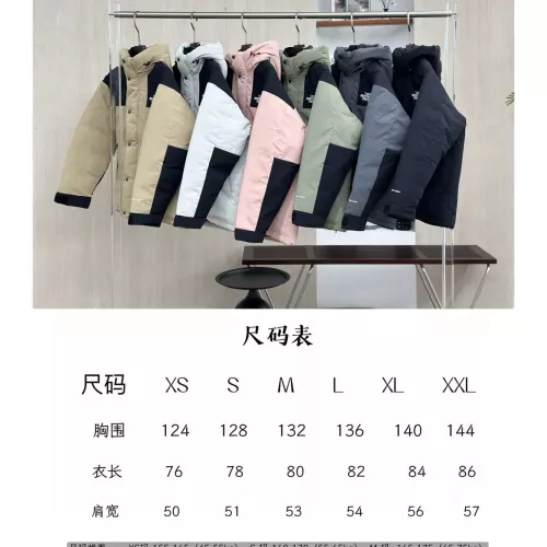 Replica The North Face Down Feather Coat Long Sleeved For Unisex #1383812 $160.00 USD for Wholesale