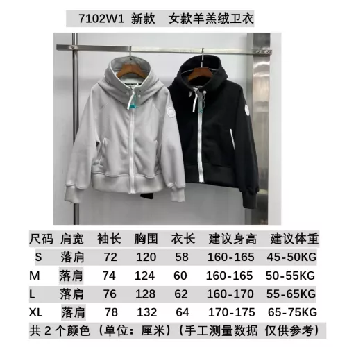 Replica Canada Goose Hoodies Long Sleeved For Women #1383826 $115.00 USD for Wholesale