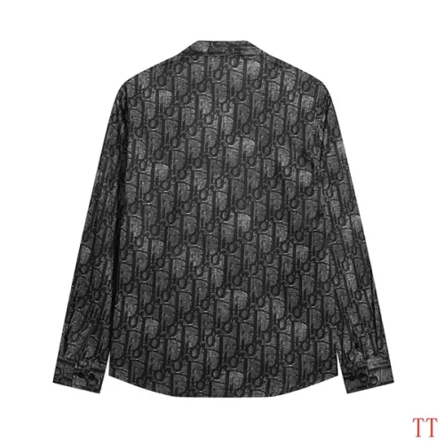 Replica Christian Dior Shirts Long Sleeved For Men #1383841 $39.00 USD for Wholesale