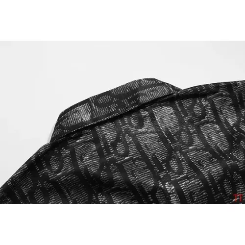 Replica Christian Dior Shirts Long Sleeved For Men #1383841 $39.00 USD for Wholesale