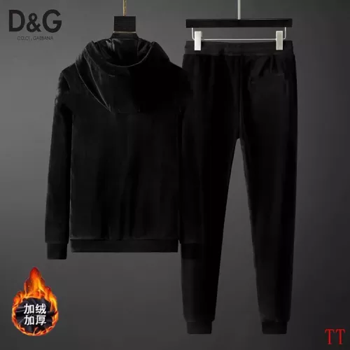 Replica Dolce & Gabbana D&G Tracksuits Long Sleeved For Men #1383877 $96.00 USD for Wholesale