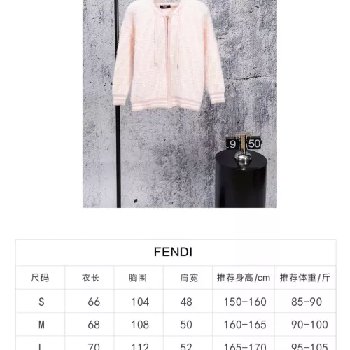 Replica Fendi Jackets Long Sleeved For Women #1384013 $68.00 USD for Wholesale