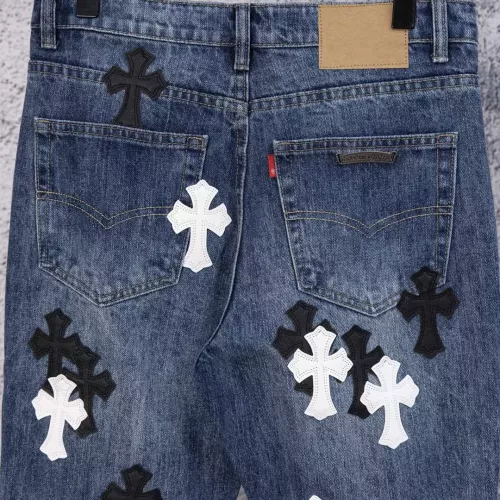 Replica Chrome Hearts Jeans For Men #1384173 $64.00 USD for Wholesale