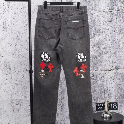 Replica Chrome Hearts Jeans For Men #1384174 $68.00 USD for Wholesale
