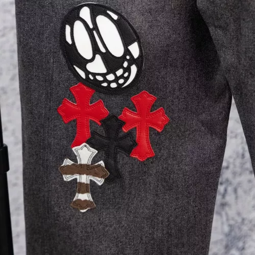 Replica Chrome Hearts Jeans For Men #1384174 $68.00 USD for Wholesale