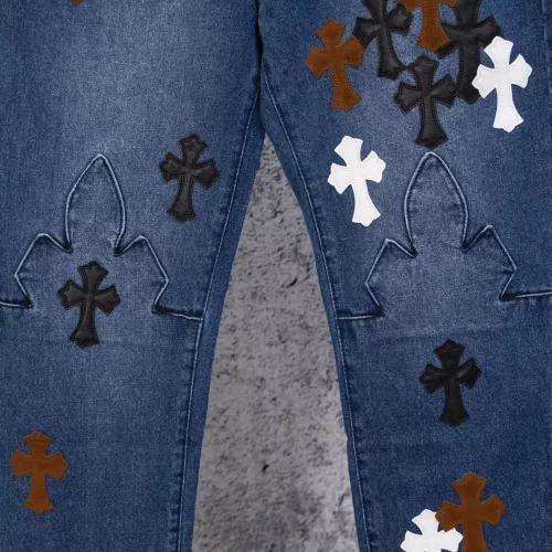 Replica Chrome Hearts Jeans For Men #1384180 $64.00 USD for Wholesale