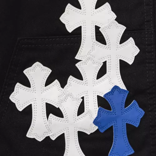 Replica Chrome Hearts Jeans For Men #1384201 $64.00 USD for Wholesale