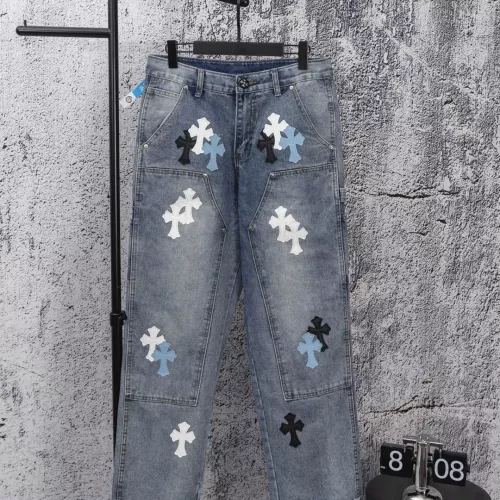 Chrome Hearts Jeans For Men #1384206 $68.00 USD, Wholesale Replica Chrome Hearts Jeans