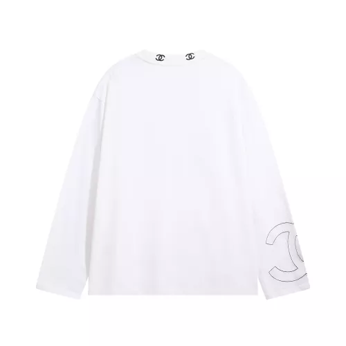 Replica Chanel T-Shirts Long Sleeved For Unisex #1384229 $42.00 USD for Wholesale