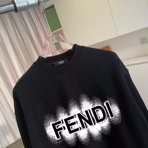 Replica Fendi Hoodies Long Sleeved For Unisex #1384257 $52.00 USD for Wholesale