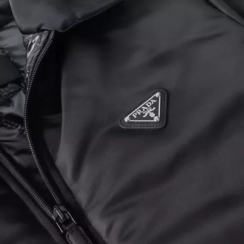 Replica Prada Down Feather Coat Long Sleeved For Men #1384347 $195.00 USD for Wholesale