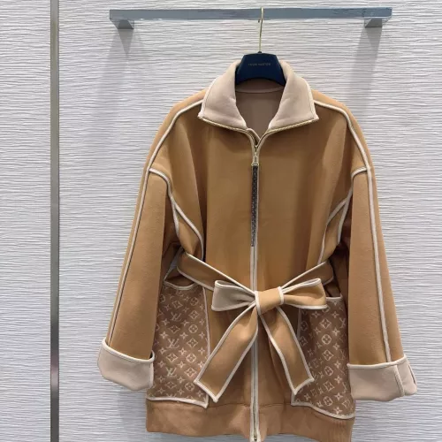 Louis Vuitton LV Coats Long Sleeved For Women #1384394 $130.00 USD, Wholesale Replica Louis Vuitton LV Coats