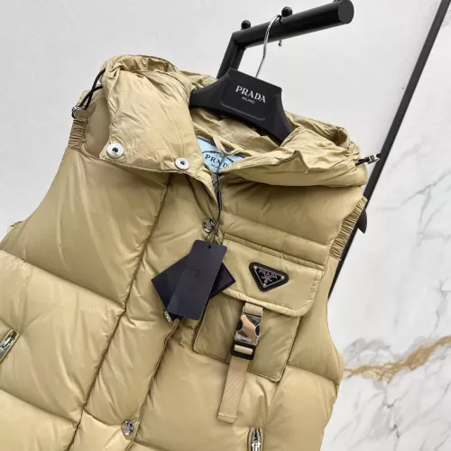 Replica Prada Down Feather Coat Sleeveless For Women #1384395 $108.00 USD for Wholesale