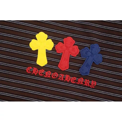 Replica Chrome Hearts T-Shirts Long Sleeved For Unisex #1384432 $64.00 USD for Wholesale