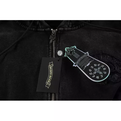 Replica Chrome Hearts Hoodies Long Sleeved For Unisex #1384437 $92.00 USD for Wholesale