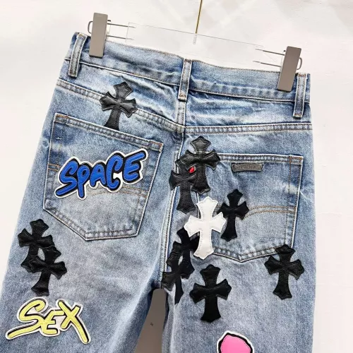 Replica Chrome Hearts Jeans For Men #1384450 $76.00 USD for Wholesale