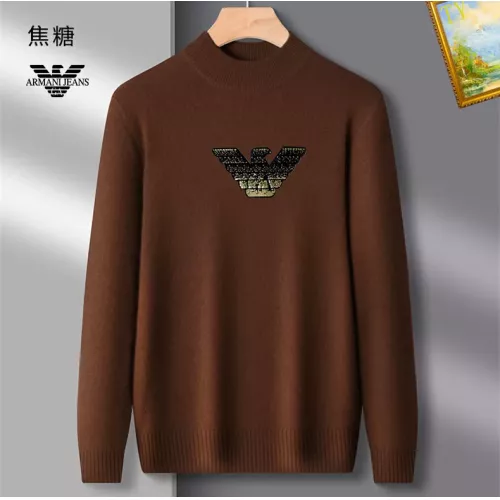 Armani Sweaters Long Sleeved For Men #1384636 $42.00 USD, Wholesale Replica Armani Sweaters
