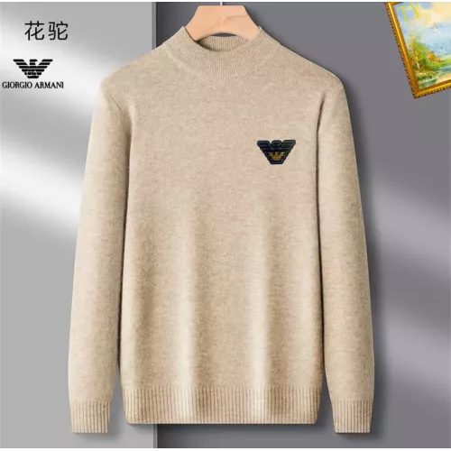 Armani Sweaters Long Sleeved For Men #1384683 $42.00 USD, Wholesale Replica Armani Sweaters