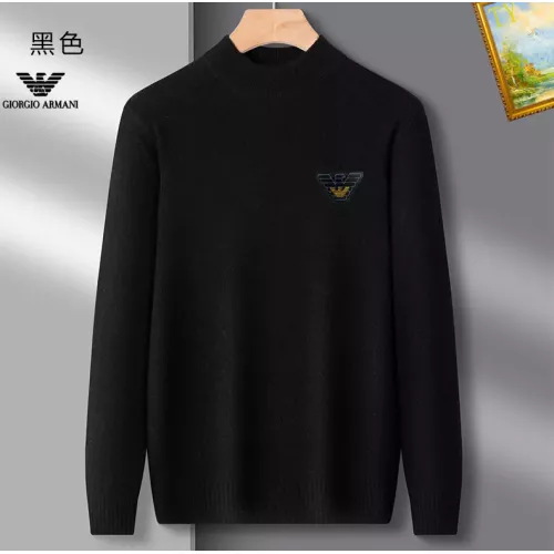 Armani Sweaters Long Sleeved For Men #1384691 $42.00 USD, Wholesale Replica Armani Sweaters