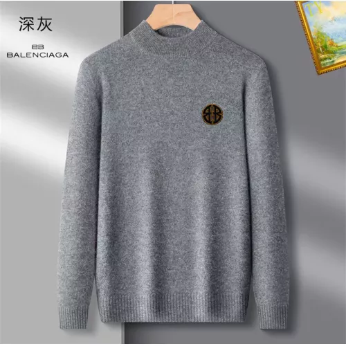 Balenciaga Sweaters Long Sleeved For Men #1384704 $42.00 USD, Wholesale Replica Balenciaga Sweaters