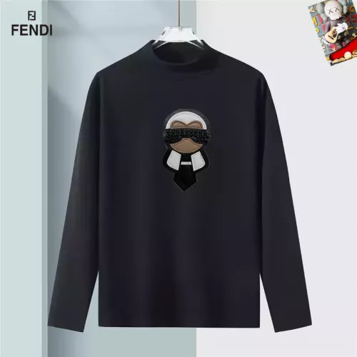Fendi T-Shirts Long Sleeved For Men #1384949 $40.00 USD, Wholesale Replica Fendi T-Shirts